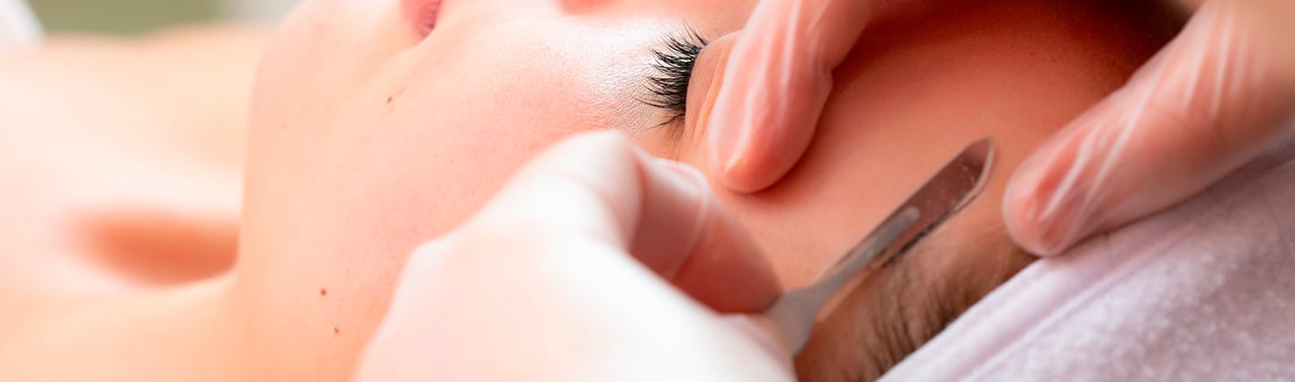 Professional dermaplaning peach fuzz removal at Infini Cosmetic in Scottsdale