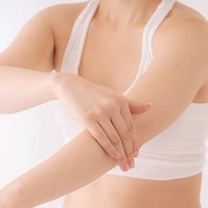 Arm liposuction treatment area