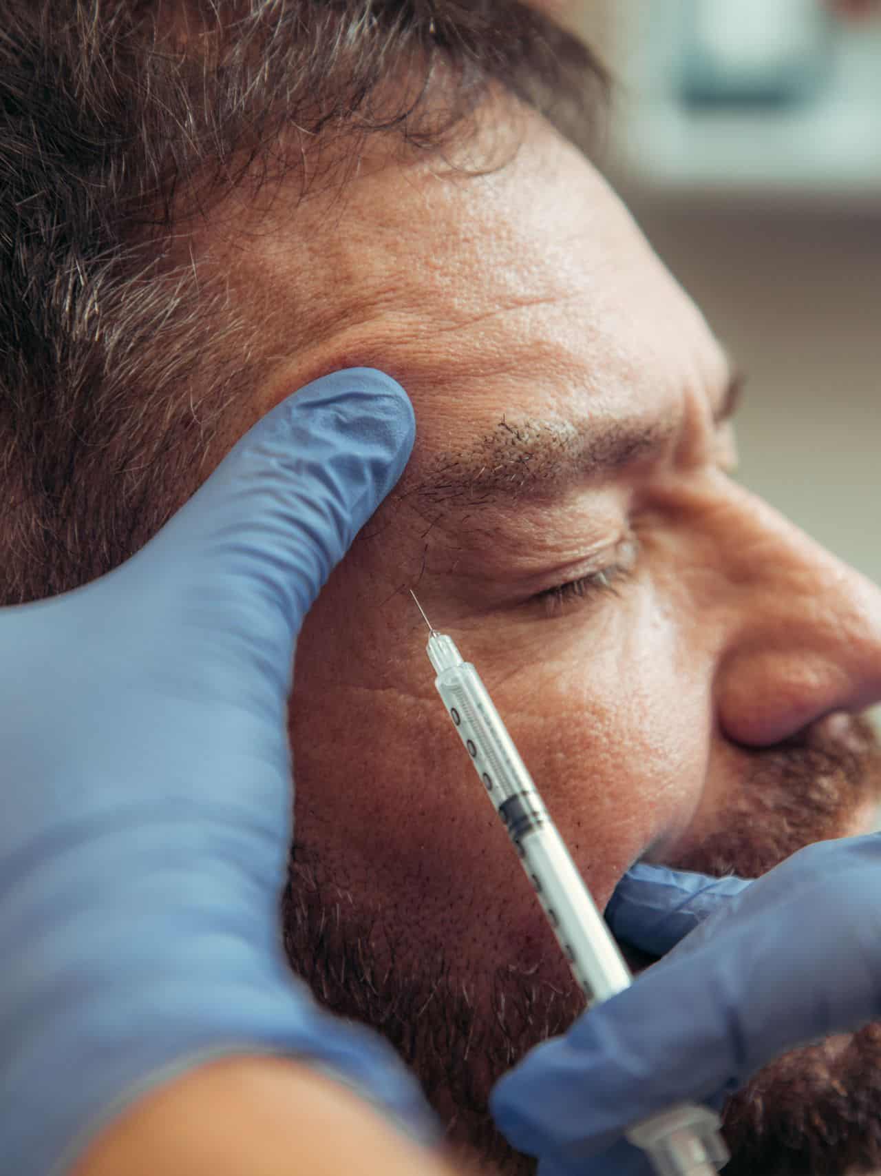 Botox treatment session at Infini Cosmetic Associates Scottsdale