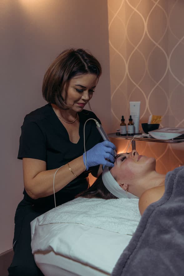 Microneedling with PRP treatment at Infini Cosmetic Associates Scottsdale